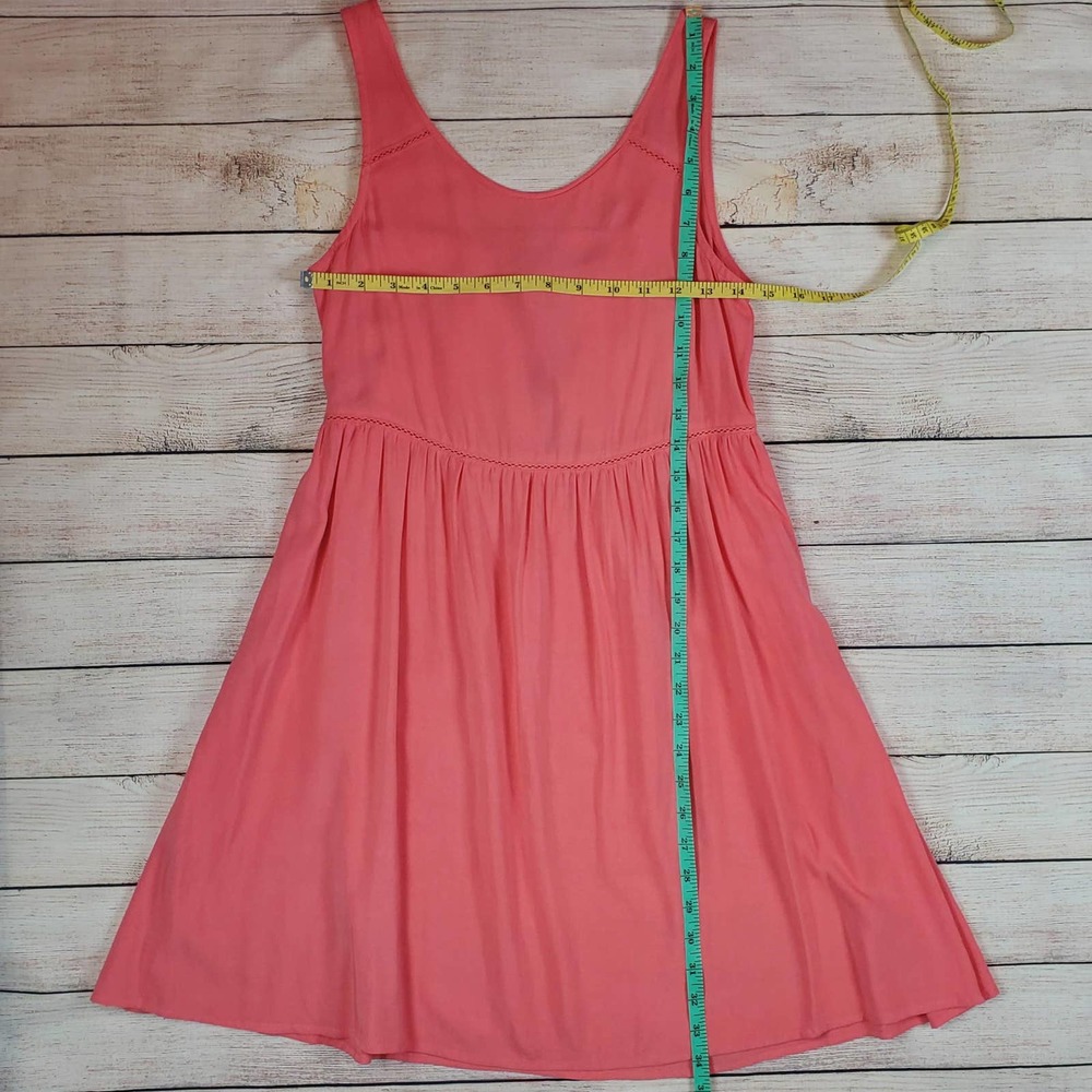 Altar'd state XS tank dress, tie back, pink - Picture 6 of 6